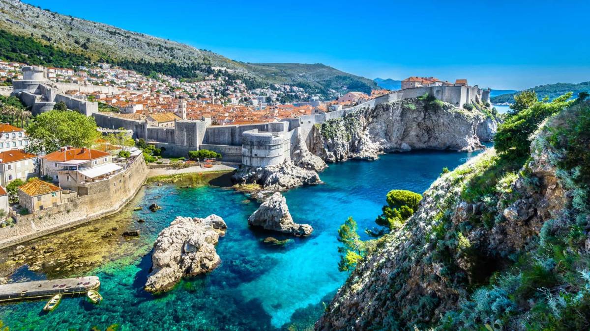 Näkymä Dubrovnikin kaupunkiin