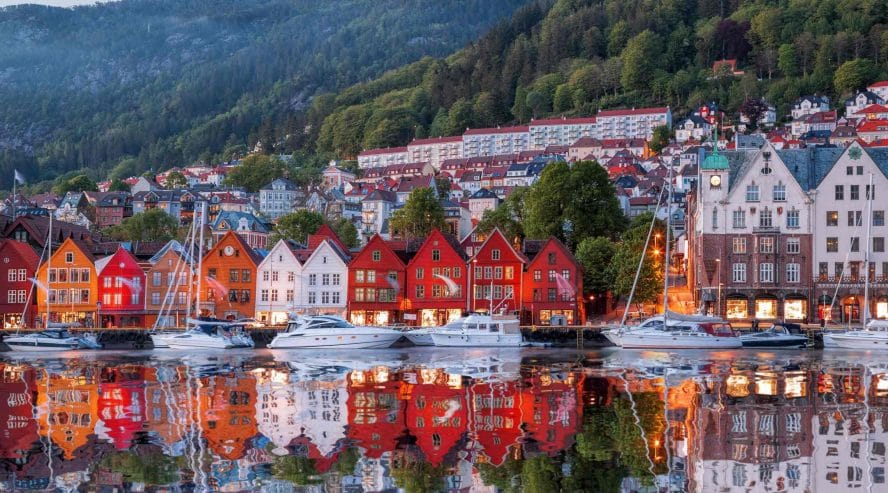Bergen Bryggen Norja