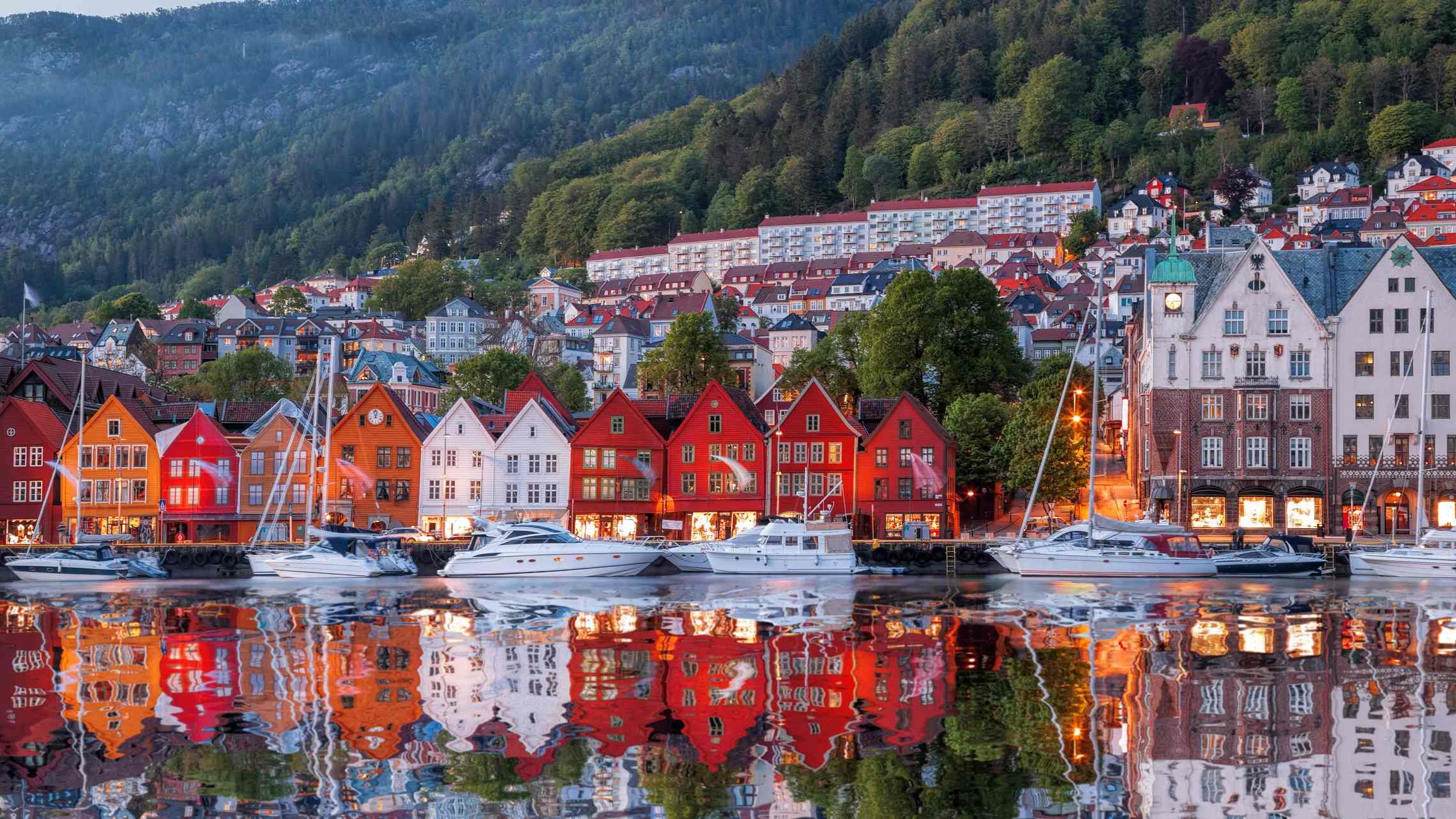 Bergen Bryggen Norja