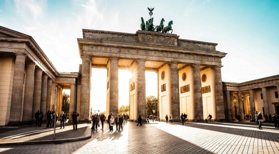 Brandenburgin portti Berliini Saksa