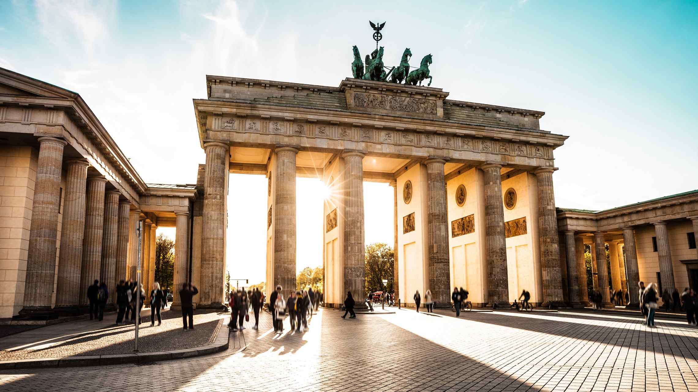 Brandenburgin portti Berliini Saksa