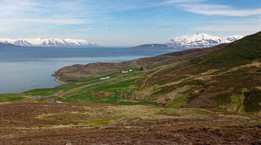 Eyjafjordur Akureyri Islanti