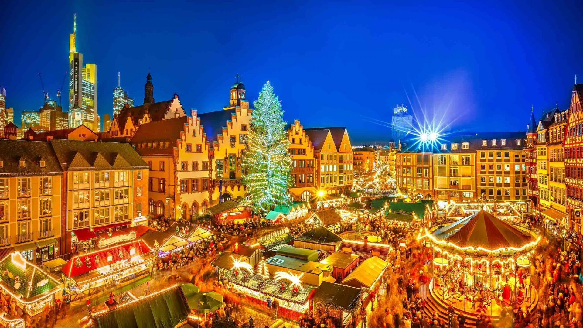 Frankfurt joulumarkkinat Saksa