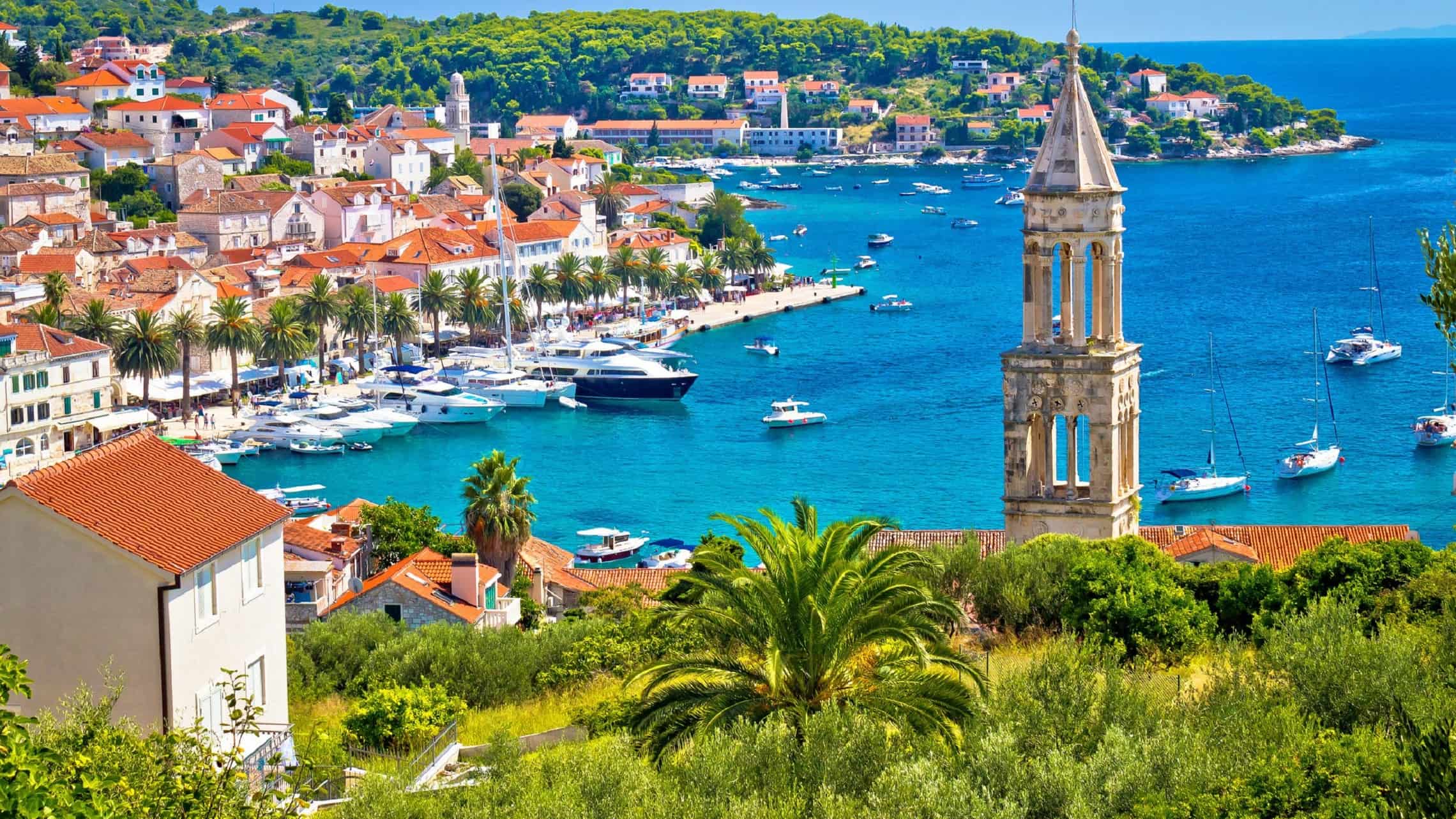 Hvar vanhakaupunki Kroatia 1