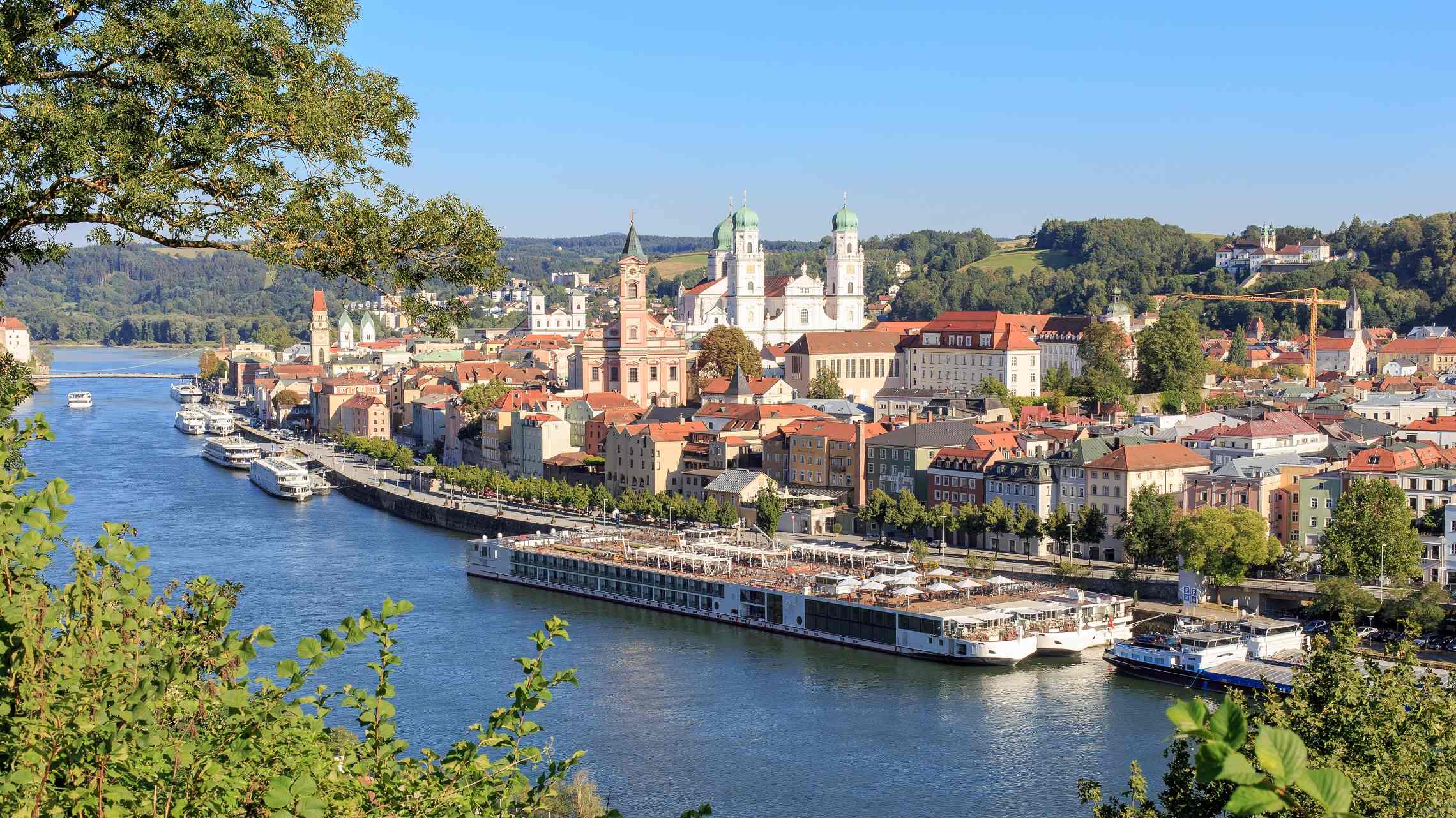 Passau Tonavan rannalla Saksa