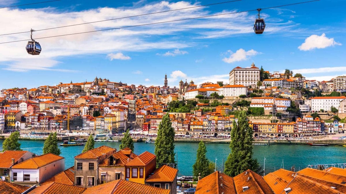 Porton kaupunki Oporto POrtugali