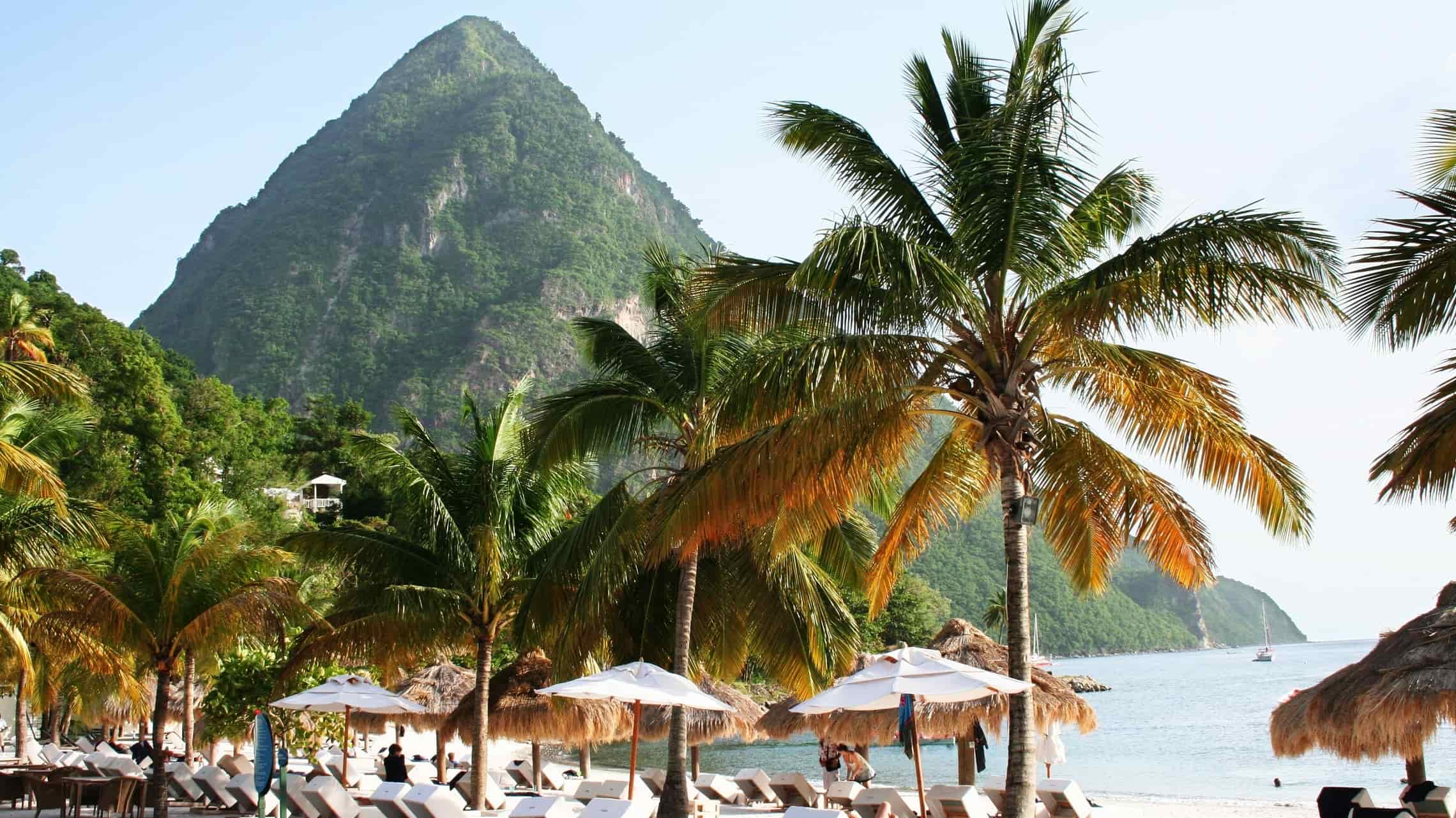St. Lucia Pitonit Karibia
