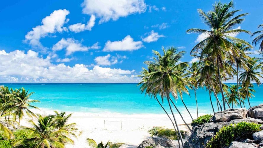 Bottom Bay ranta Barbados Karibia Bottom Bay ranta Barbados Karibia