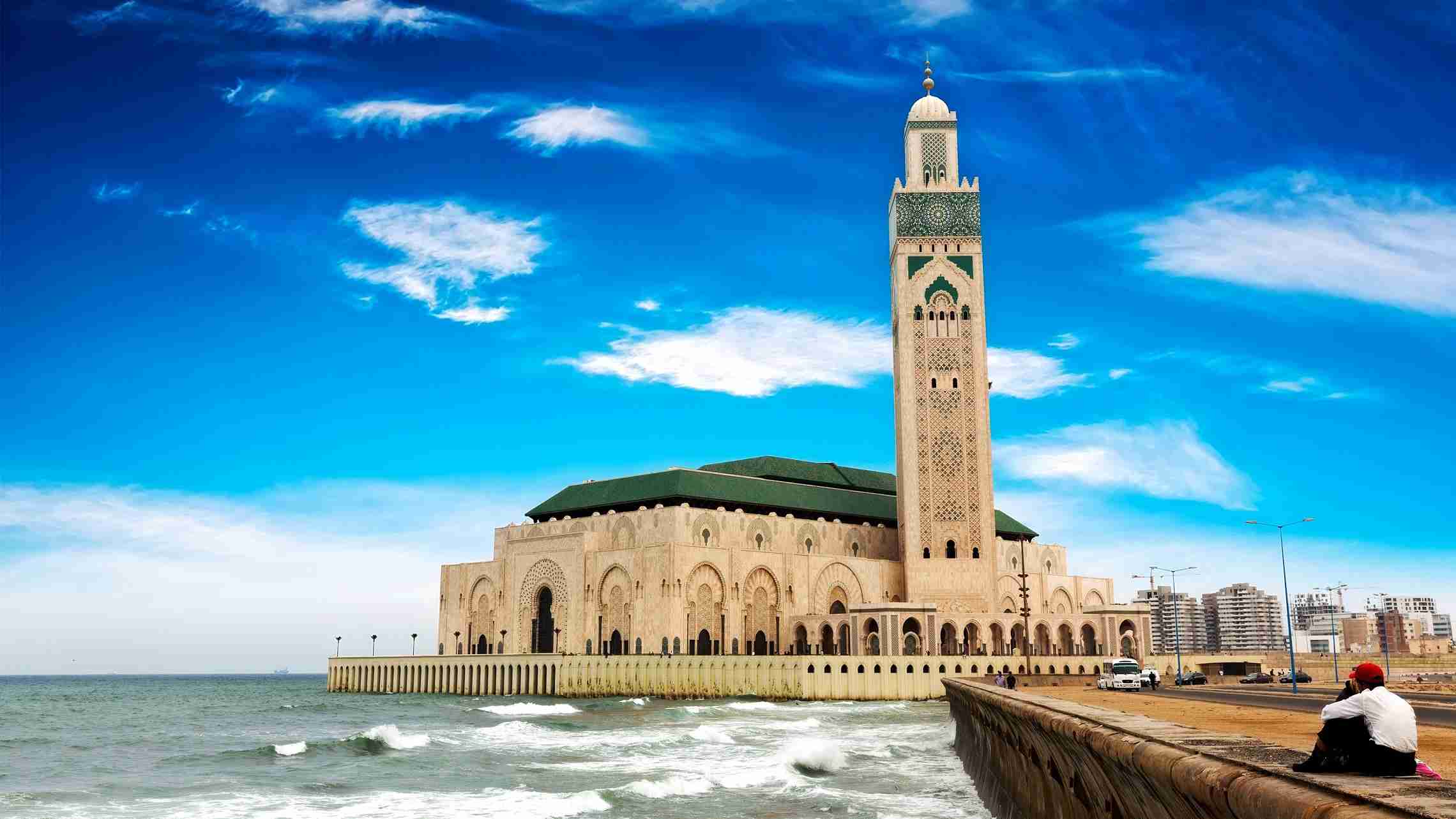 Casablanca Hassan II moskeija Marokko