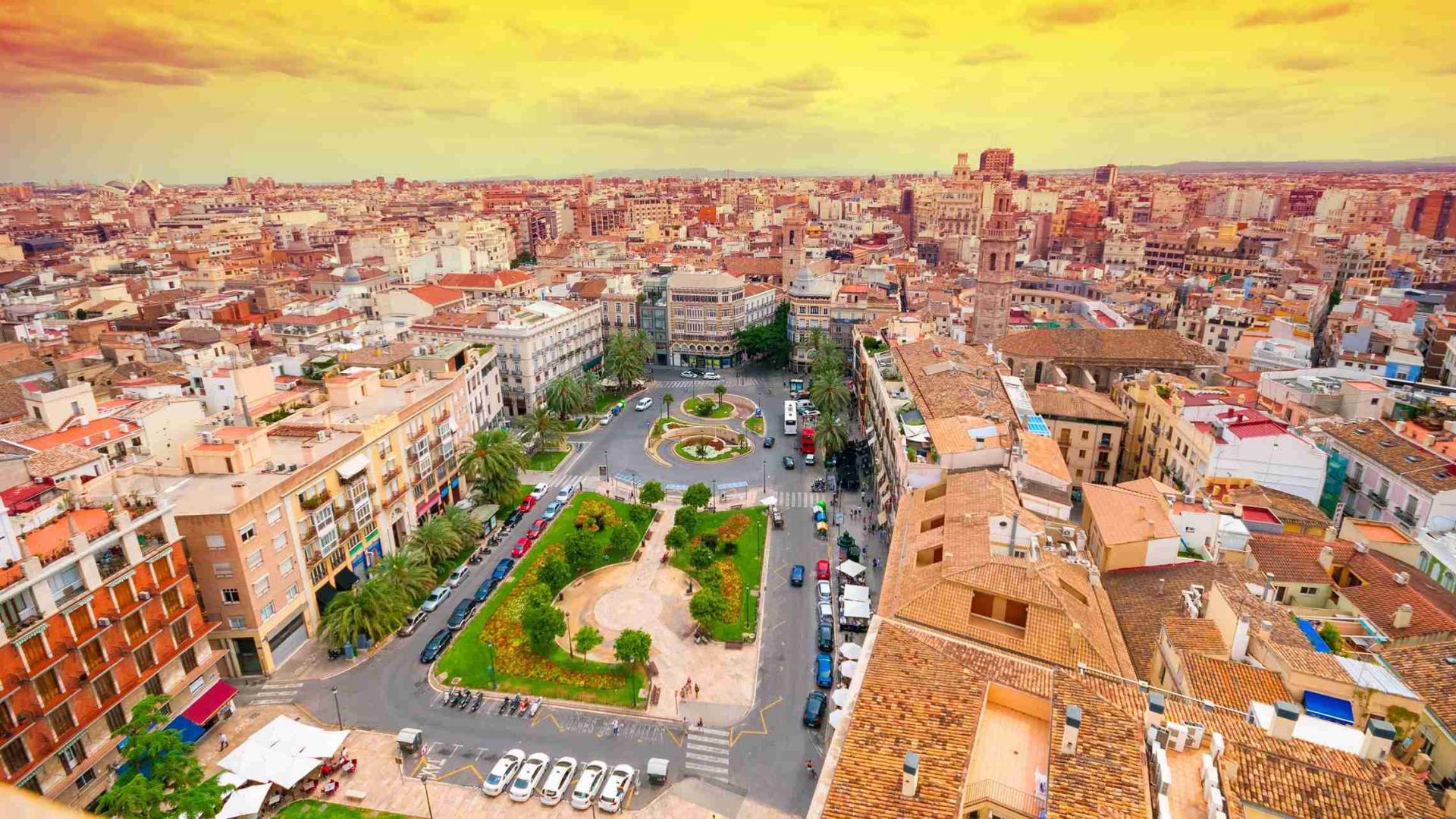 Valencia vanhakaupunki Espanja