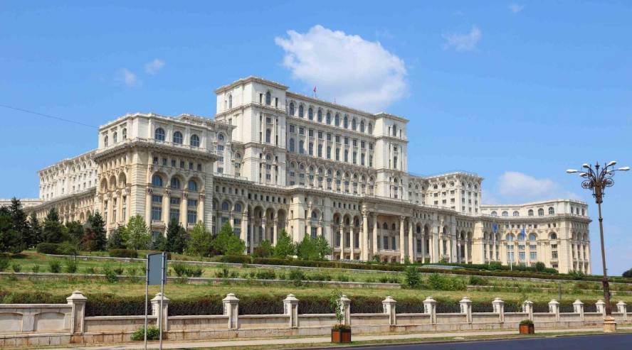 Bukarestin parlamenttitalo Romania