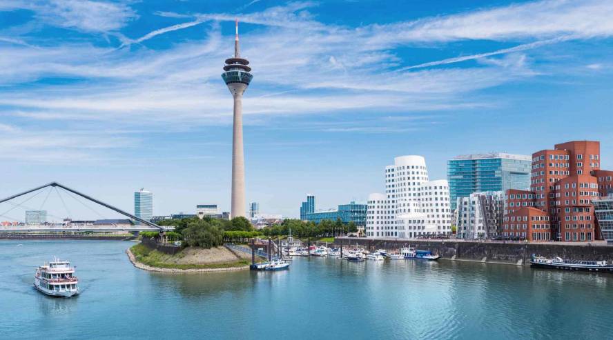 Düsseldorf Mediehafen Saksa