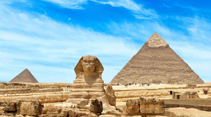 Gizan Pyramidit ja Sfinski Kairo Egypti
