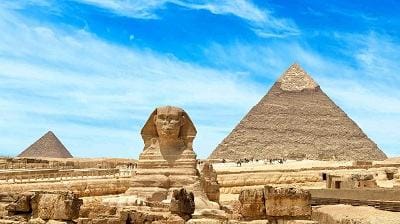 Gizan Pyramidit ja Sfinski Kairo Egypti WRC