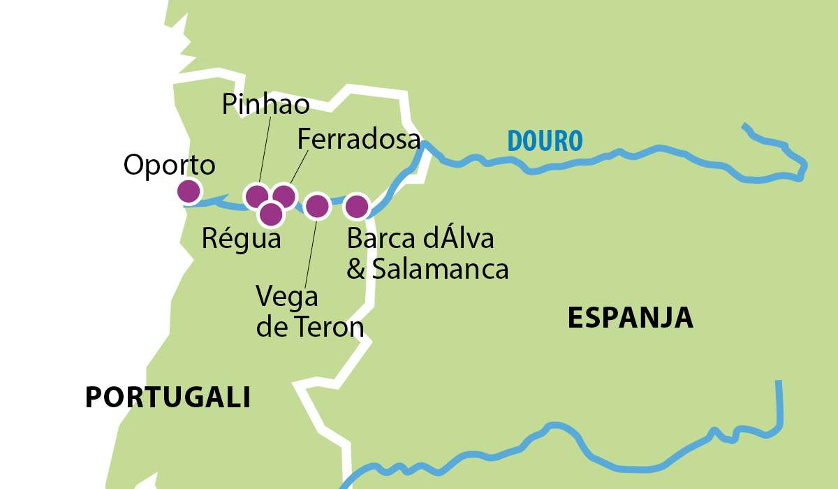 Dourojoen risteily kartta DOU43 Dourojoen risteily kartta DOU43