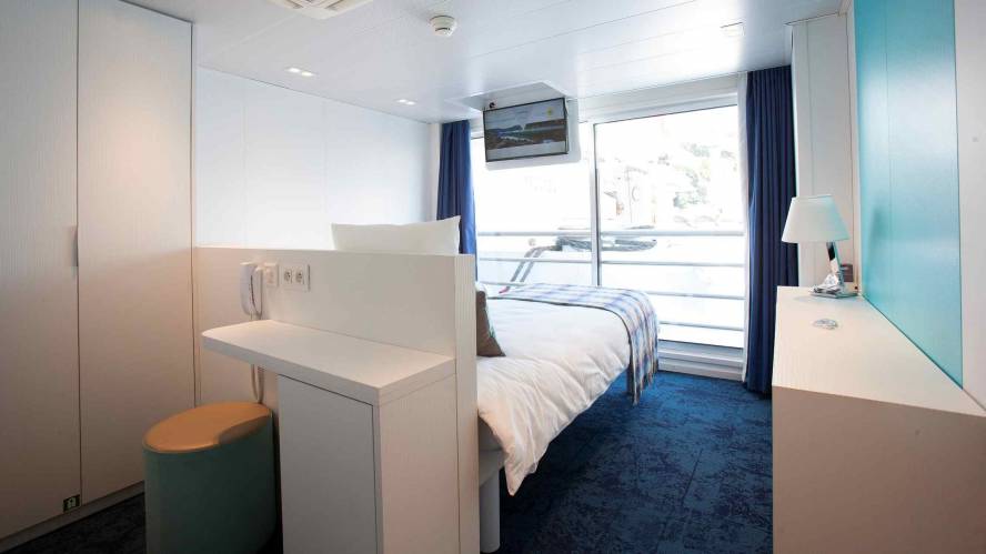 Gil Eanes kahden hengen hytti keskikansi CroisiEurope©Bruno Ribeiro Gil Eanes kahden hengen hytti keskikansi CroisiEurope©Bruno Ribeiro