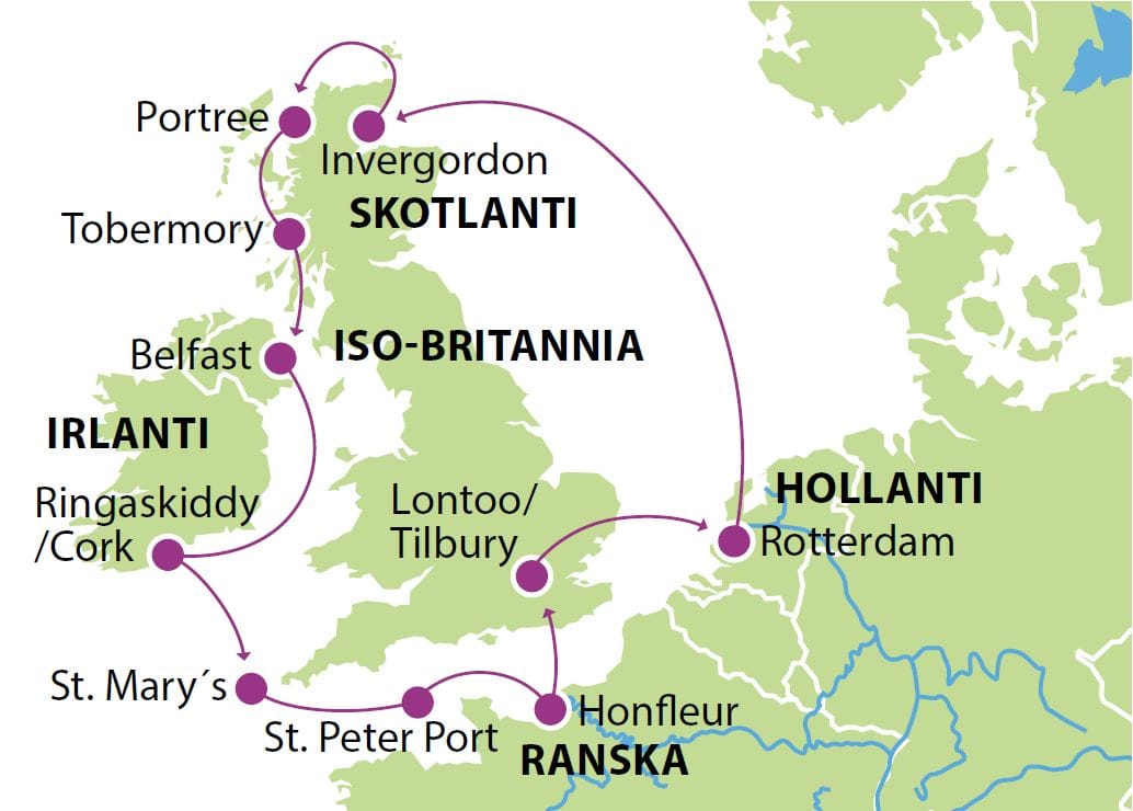 Britteinsaarten kierros kartta CMSUM19 Britteinsaarten kierros kartta CMSUM19