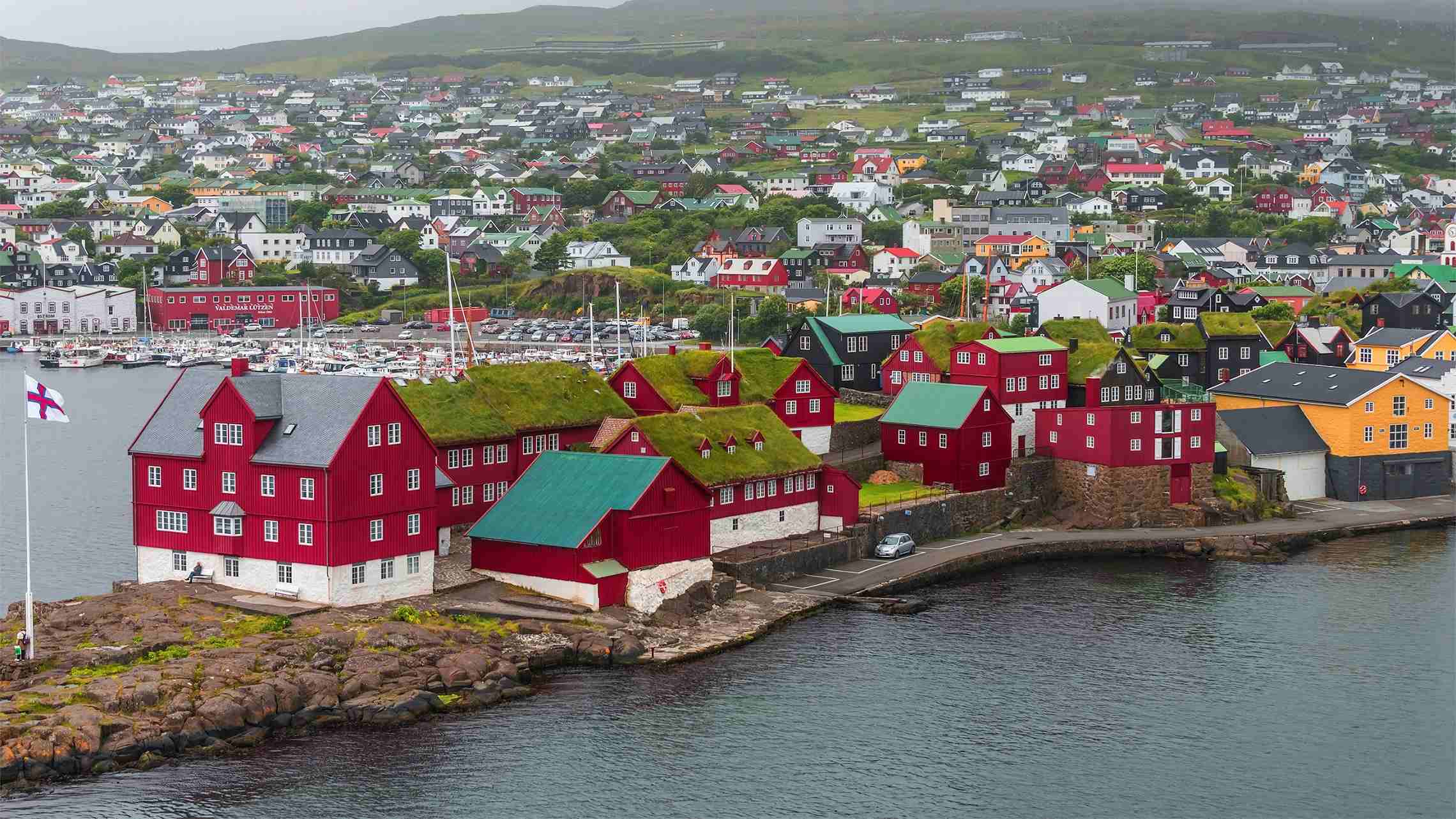 Färsaaret pääkaupunki Torshavn