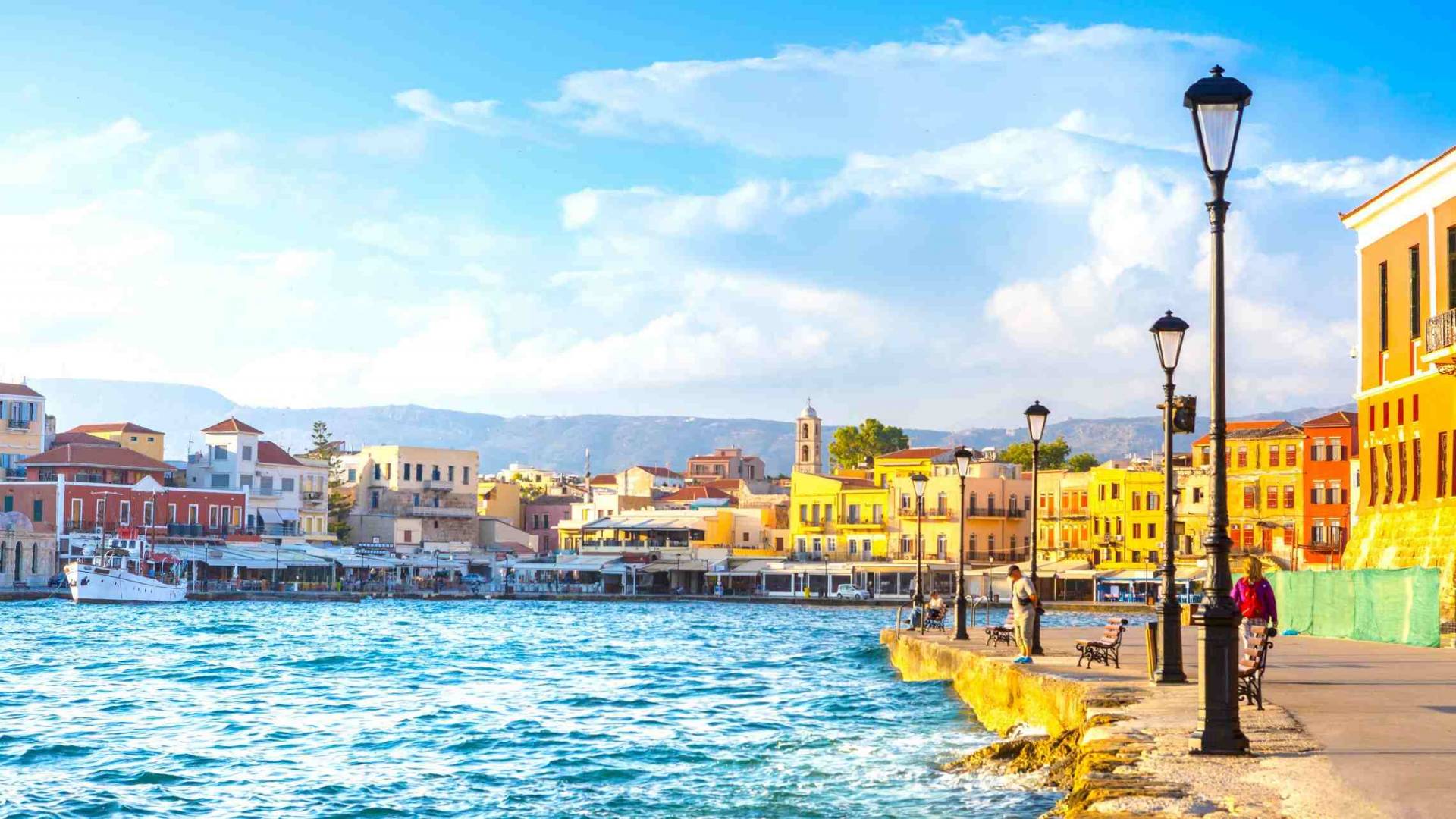 Hanian vanha satama Kreeta Kreikka