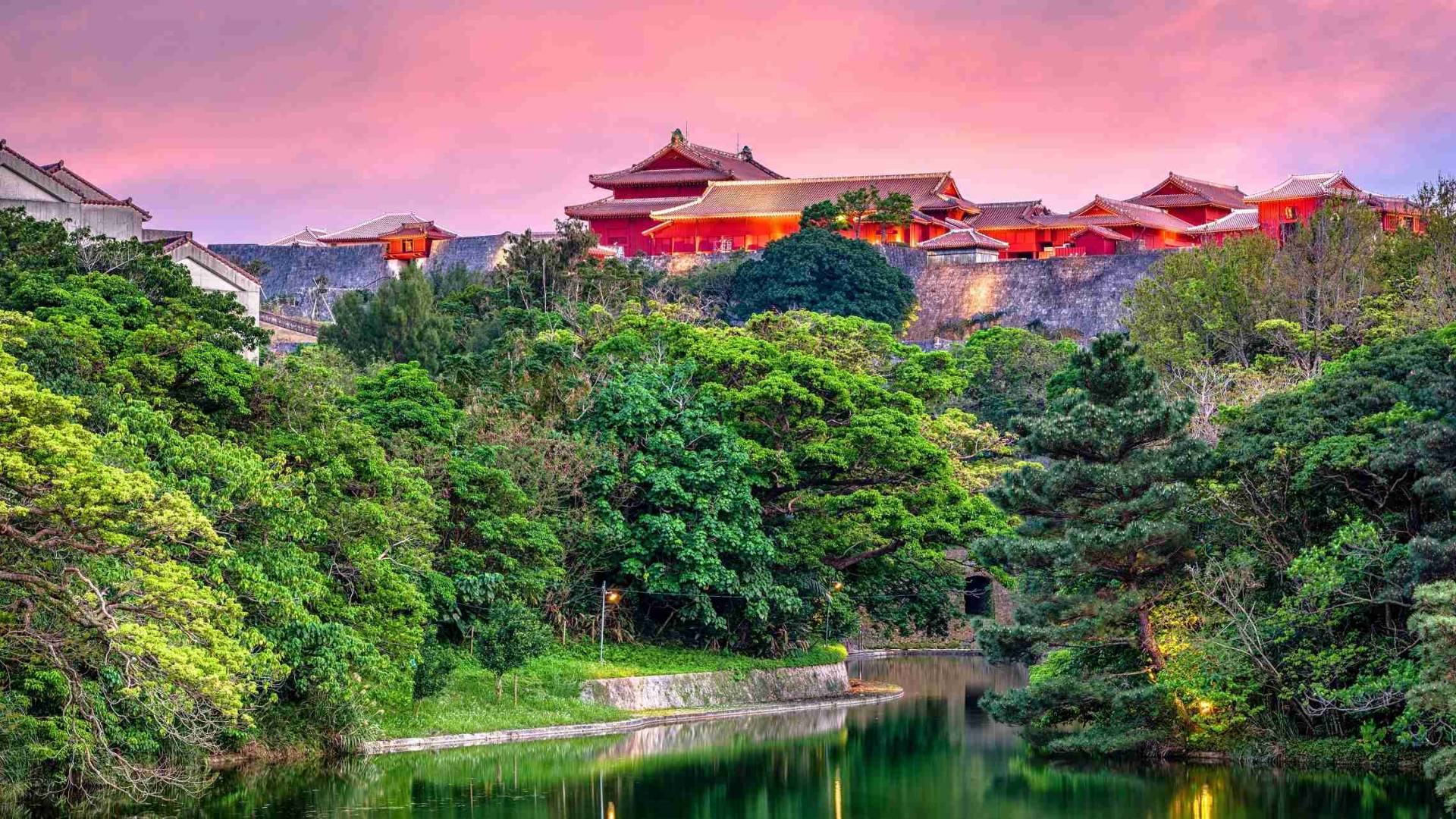 Naha Okinawa Shurin linna Japani