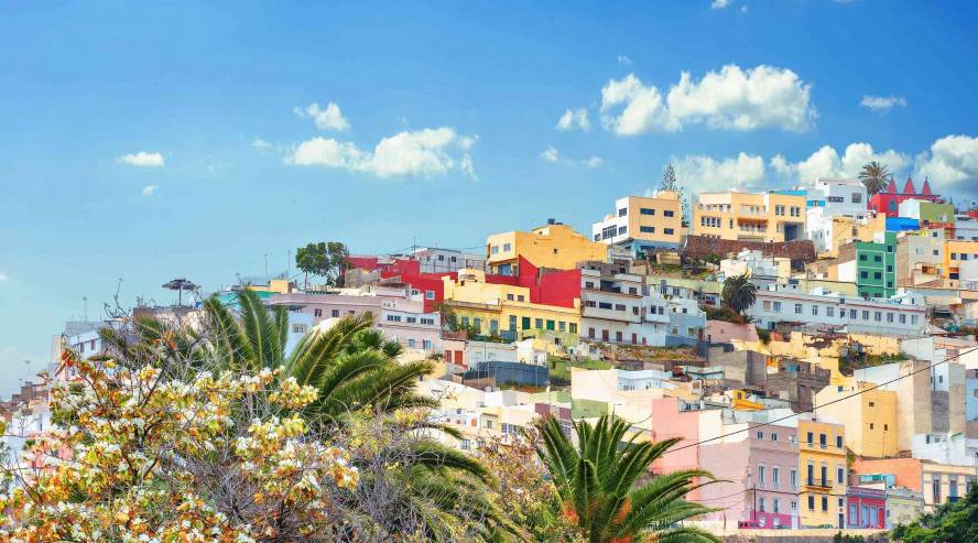 Kanariansaaret Gran Canaria Las Palmasin taloja