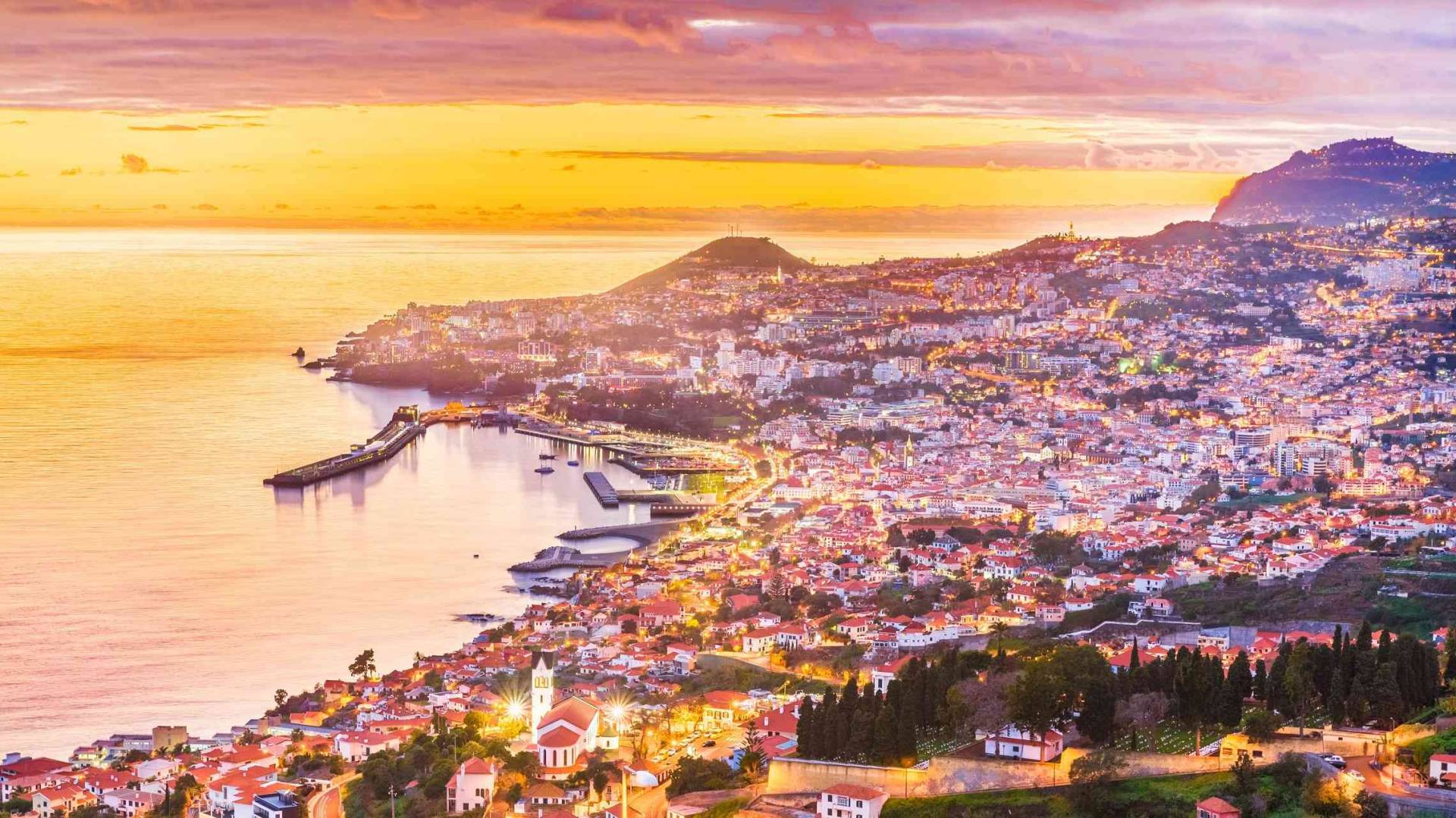 Madeira Funchalin satama portugali