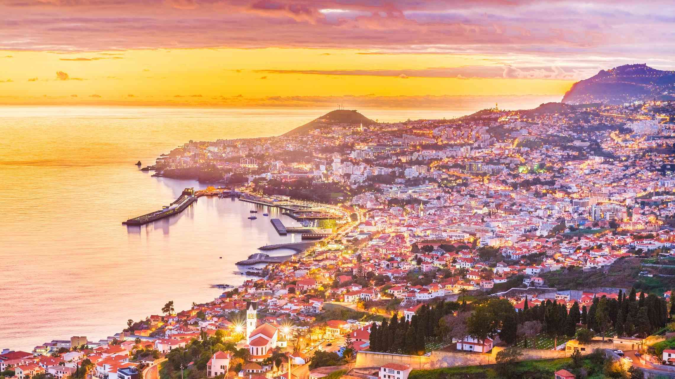 Madeira Funchalin satama portugali