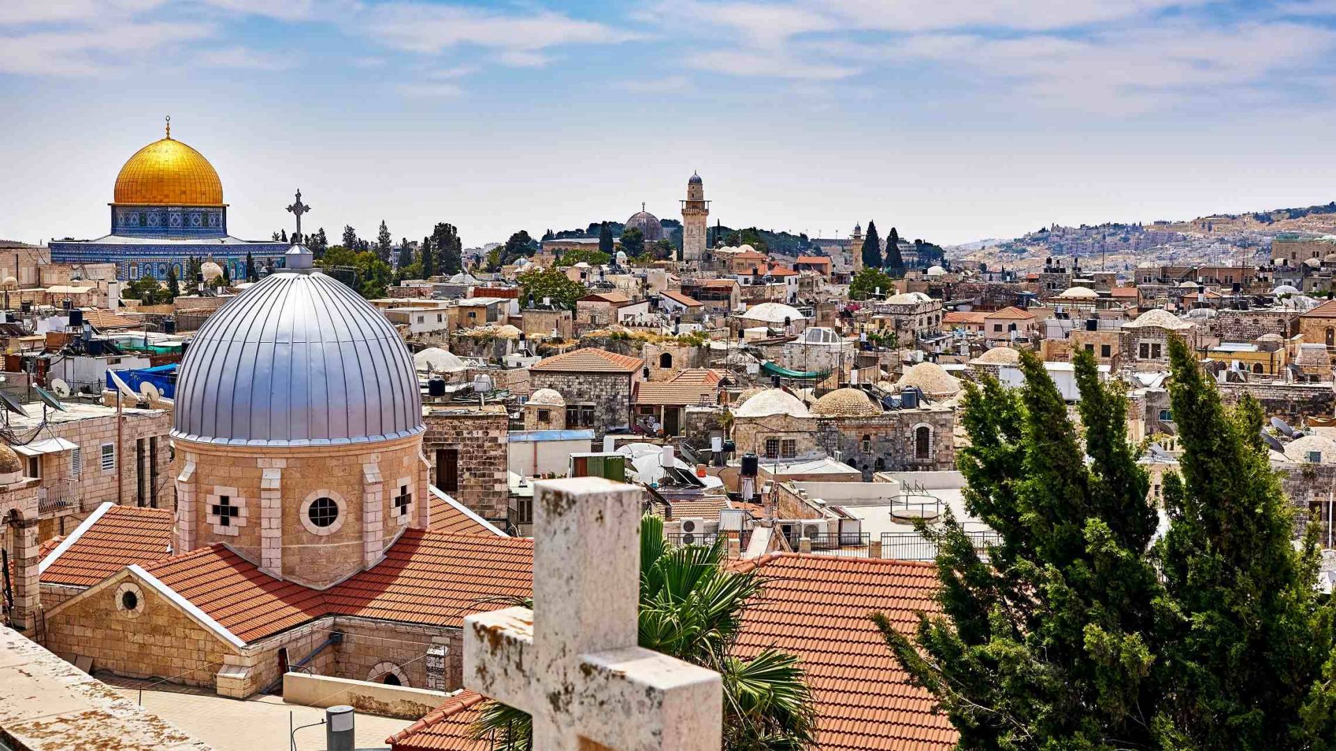 Jerusalem kaupunkinakyma Israel