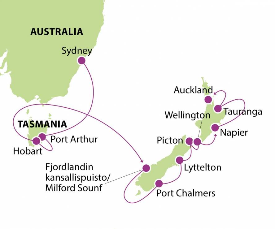 Australian ja Uuden Seelanninristeily 15.02.2022 HOAU1 korjattu