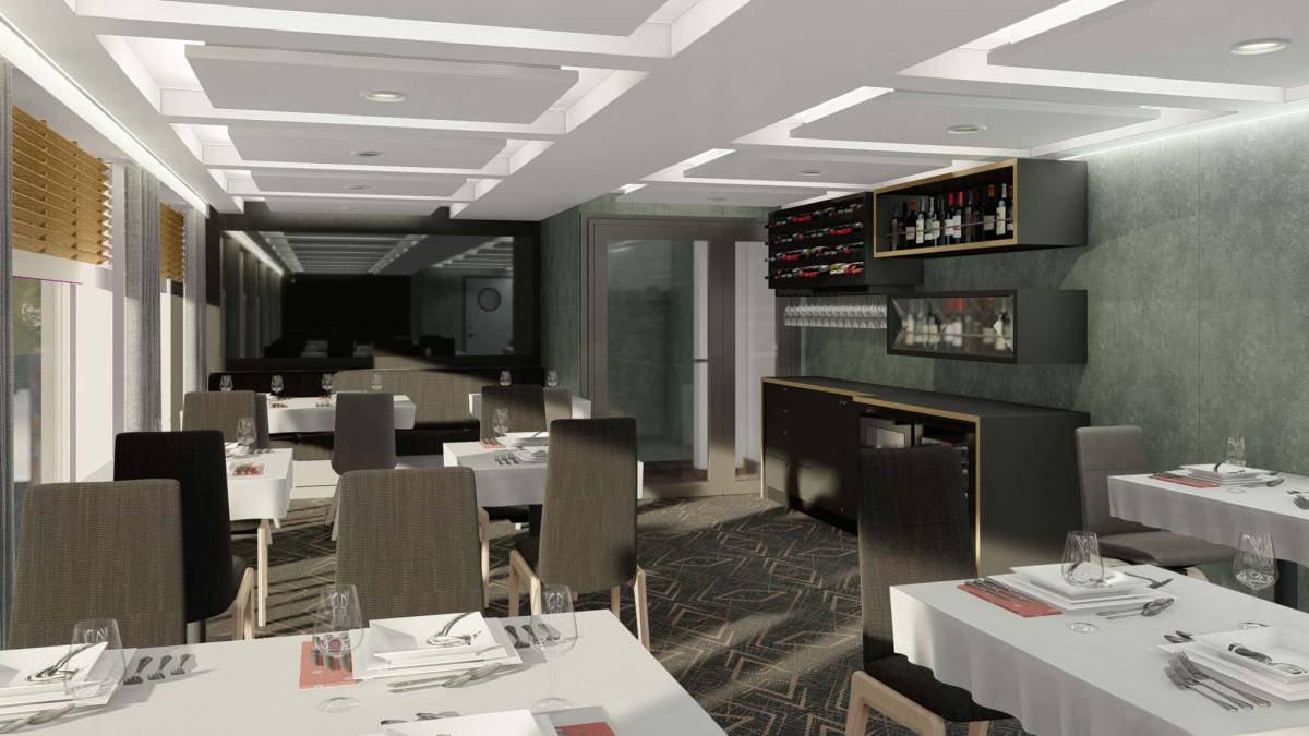 Havila Capella Castor A la carte ravintola c Havila Voyages 2021
