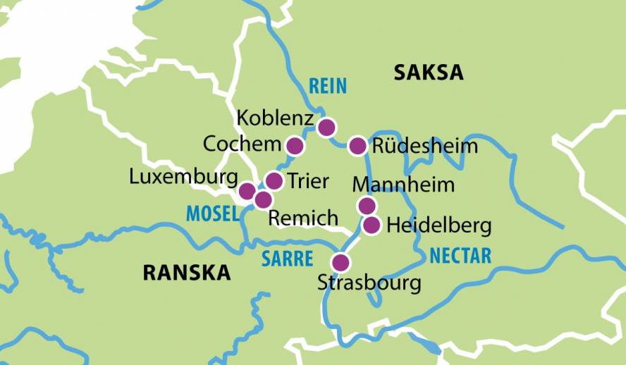 Neljan Joen risteily Moselle Sarre Rein Neckar 11 10 2022 Neljan Joen risteily Moselle Sarre Rein Neckar 11 10 2022