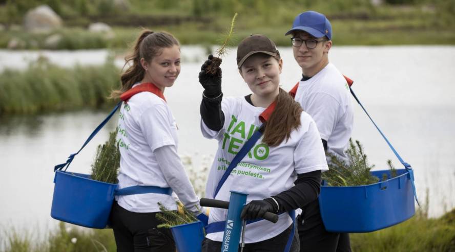 Taimiteossa nuoret saavat kesätyökokemusta ja tekevät konkreettisia ilmastotekoja