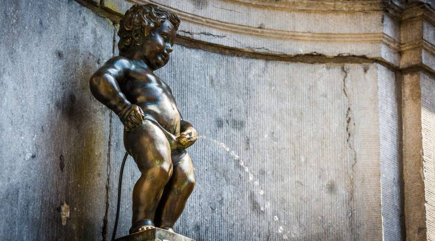 Manneken Pis Brysseli Belgia
