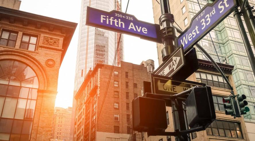 New York Fifth Avenue kadunkulma