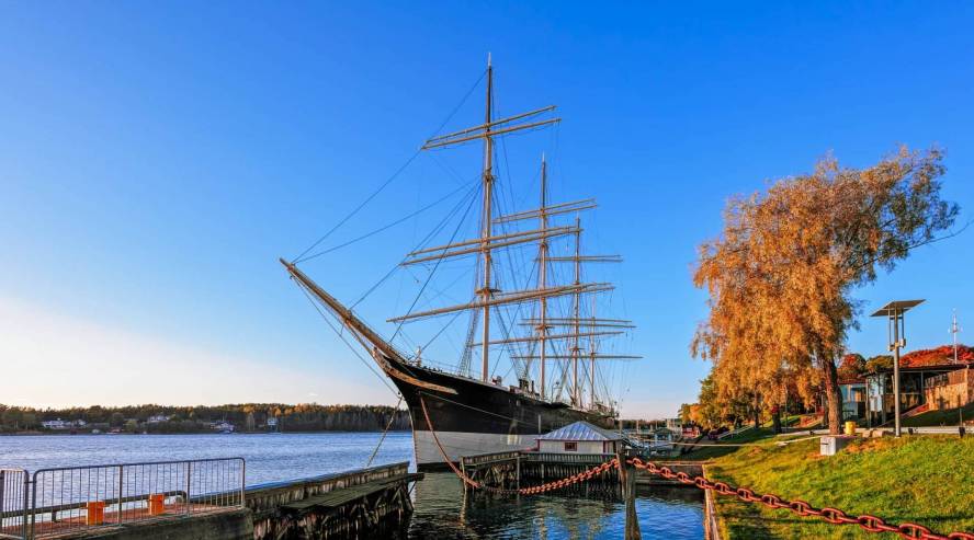 Museolaiva Pommern Maarianhaminassa