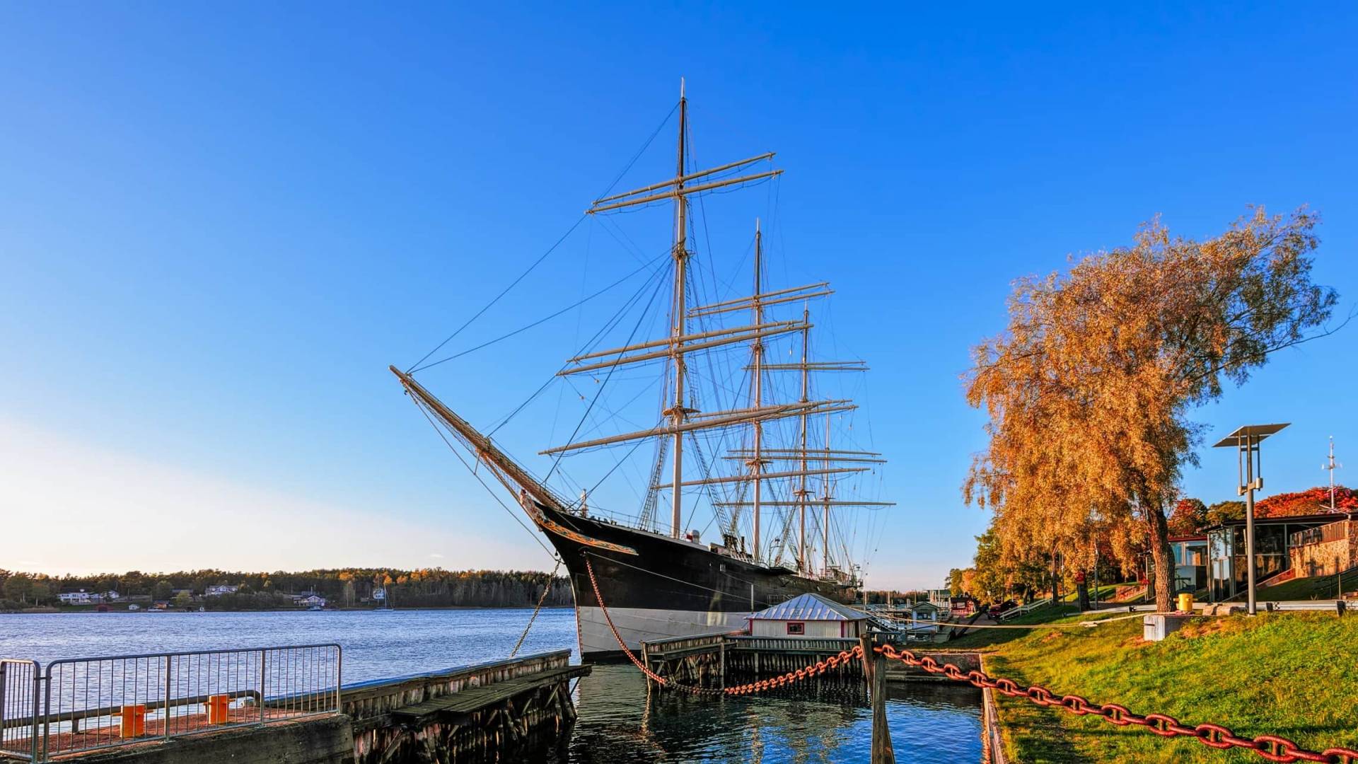 Museolaiva Pommern Maarianhaminassa