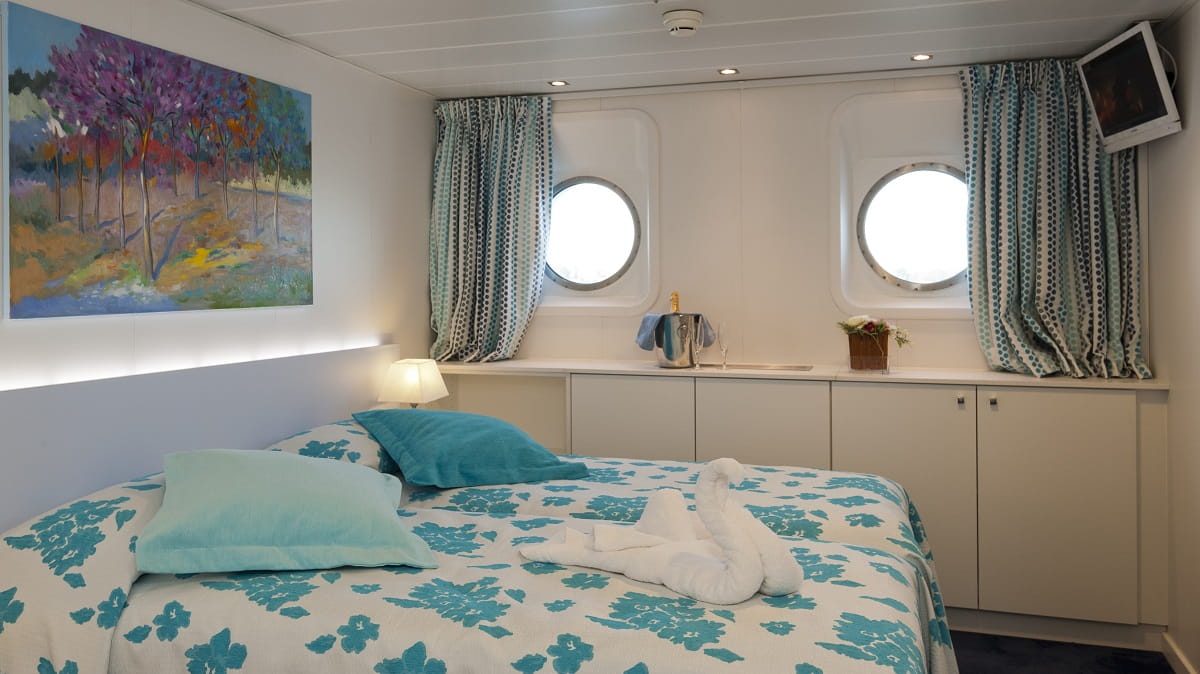 Ikkunallinen hytti 1. kansi Gyrano De Bergerac ©CroisiEurope