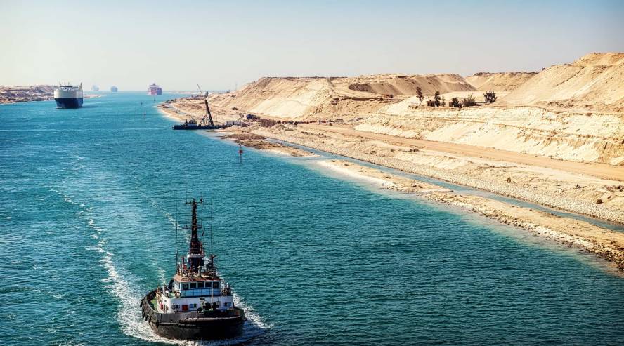 Suezin kanava Egypti