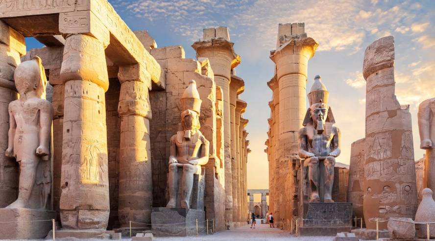 Luxorin temppelit Egypti
