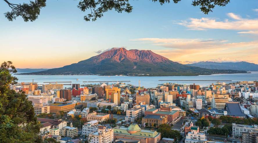 Kagoshima Japani, Sakurajiman tulivuori