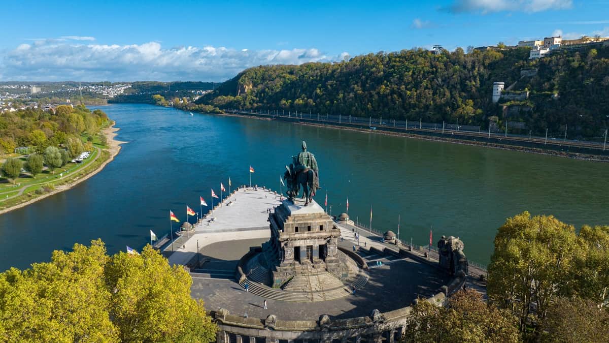 Koblenz Saksa nakyma joelle