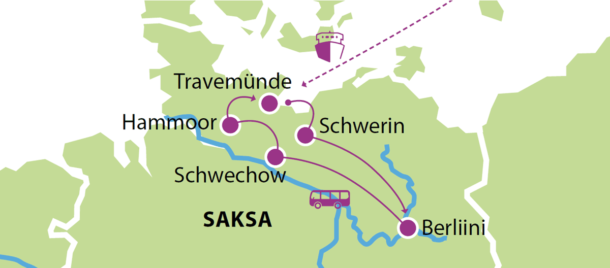 Pohjois Saksan kierros kartta 2024