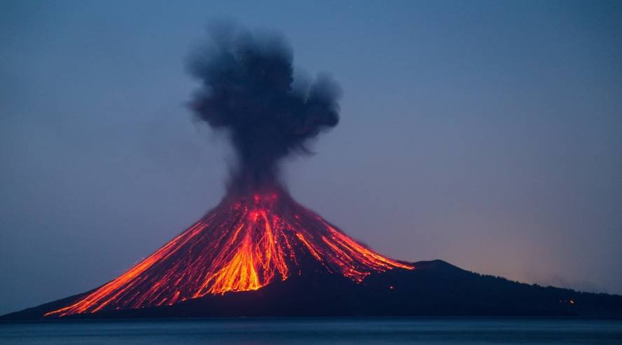 Krakataun tulivuori Indonesia
