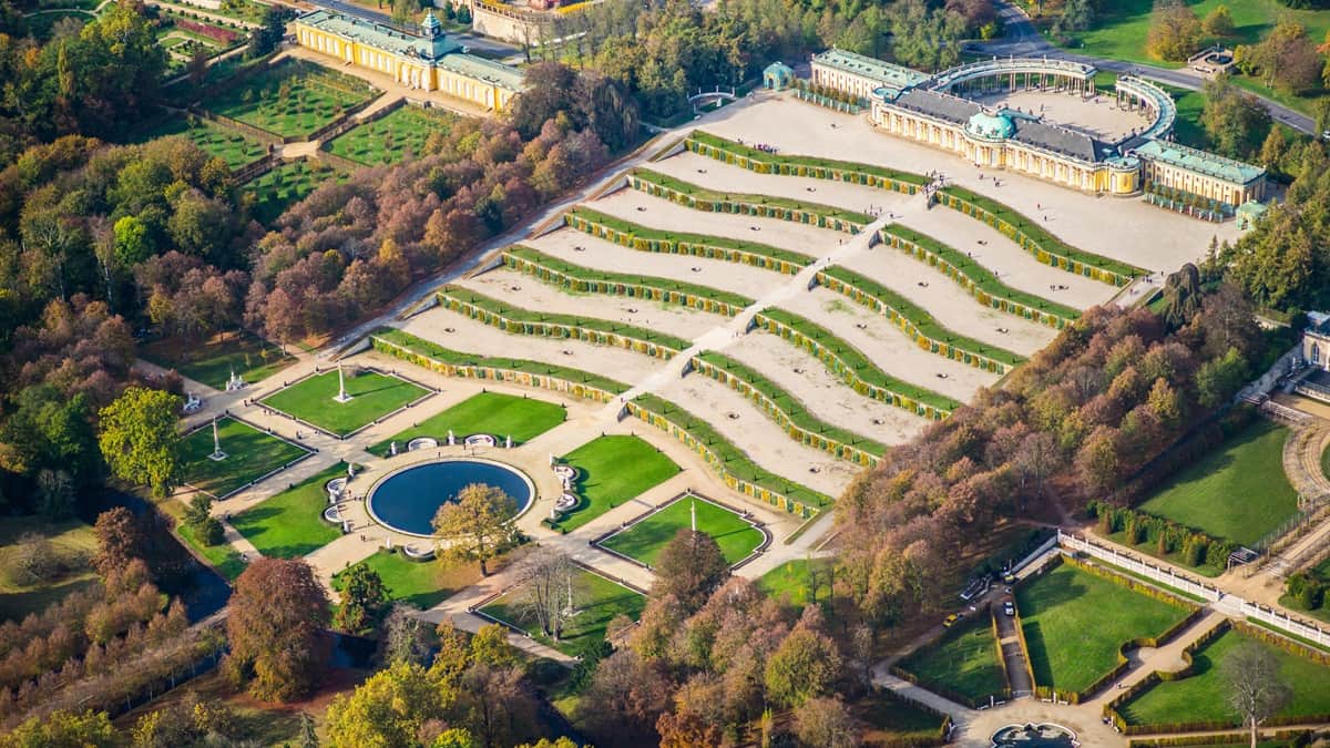 Sanssoucin palatsi Potsdam, Saksa