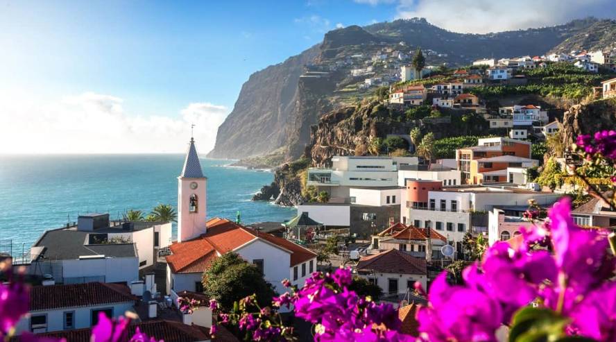 Camara de lobos Madeira saari Portugali