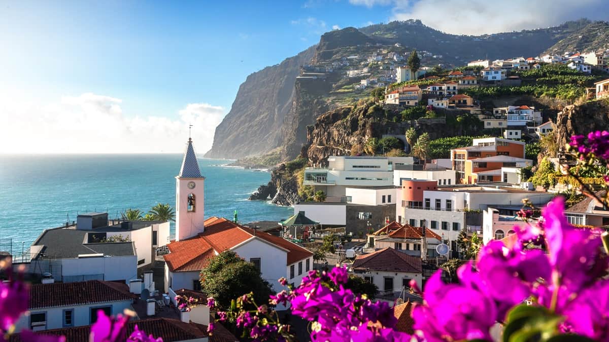 Camara de lobos Madeira saari Portugali
