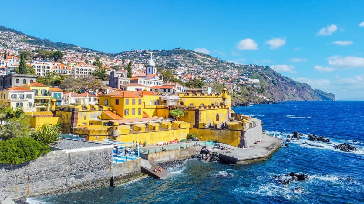 Funchal ilmakuva Madeira Portguali