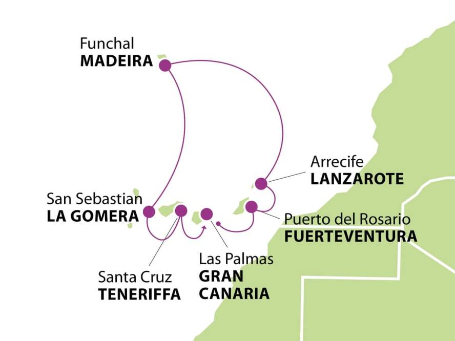 Kiehtovat Kanariansaaret ja Madeira 2025