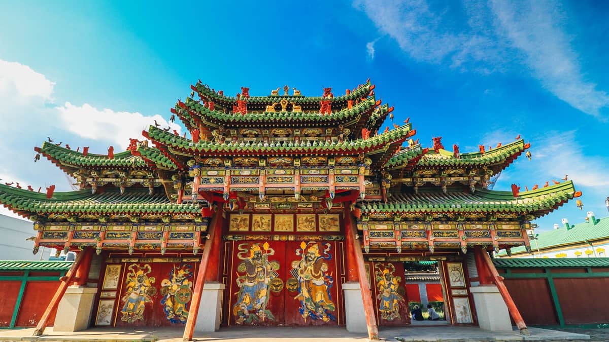 Bogd Khanin palatsi Ulan Bator Mongolia