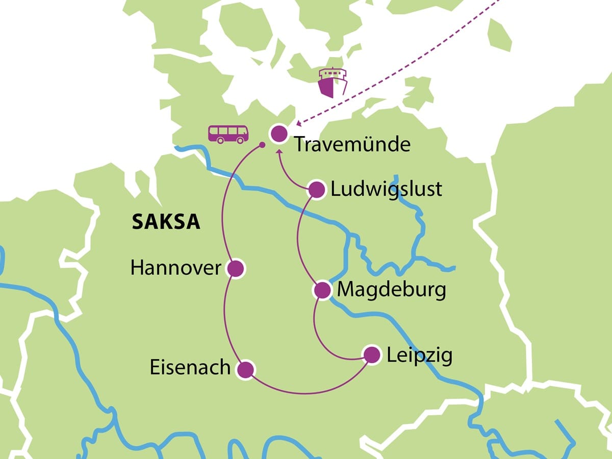 ROPAX saksalaiset saveltajat kartta 2025